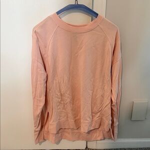 Sweaty Betty Light Pink Crewneck Sweatshirt